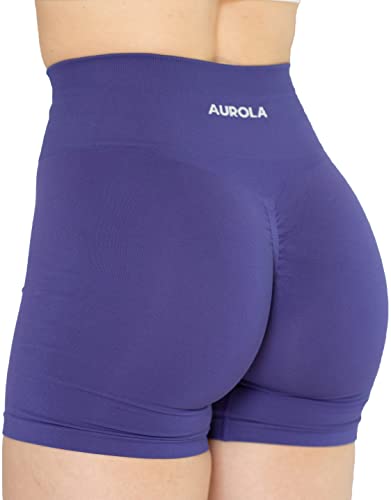 Image of AUROLA Intensify Workout Shorts for Women Seamless Scrunch Short Gym Yoga Running Sport Active Exercise Fitness Shorts