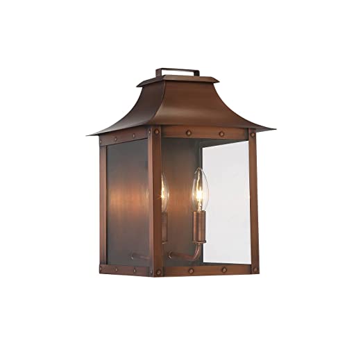 Acclaim Lighting 8414CP | Vintage Solid Copper Two Light Dimmable