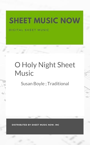 O Holy Night Sheet Music (English Edition)