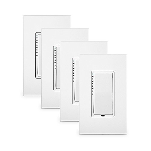 Insteon 2477DH-4PK Dual-Band High Wattage SwitchLinc Dimmer (4 Pack), White