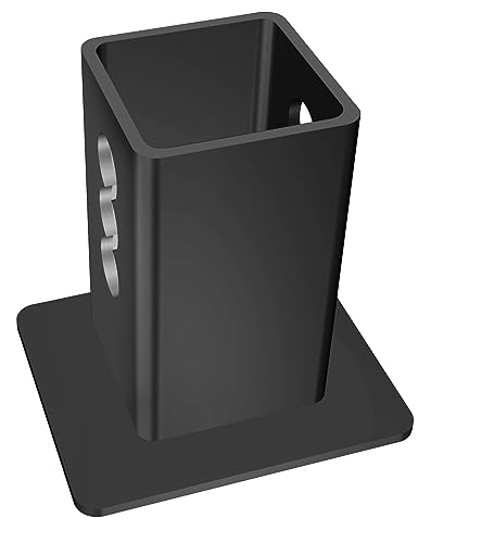 Wiphany HITCH-002 Metal Trailer Hitch Cover 2 Inch Inch Tow Rear Receivers Plug Covers Tow Hitch Covers Towing Hitch Receiver Black Plug Cover Hitch Bumper Fit thumb #1