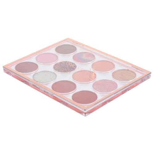 WEKADRIN 12Cuadrículas Paleta de Sombras de Ojos de Colores Mate y Portátil para Maquillaje de Ojos Casa