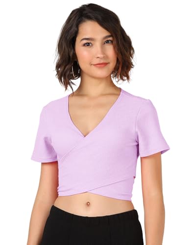 Image of Noble Monk Women Cotton Blend Casual Fit Stylish Tops | Casual Crop Top's | Tshirt