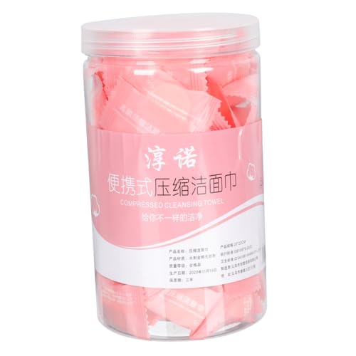 BIUDECO 100個 圧縮使い捨てタオル ポータブルフェイスタオル 高吸水性 肌に優しいスパンレース不織製 旅行 温泉 美容サロン 家用清掃対応