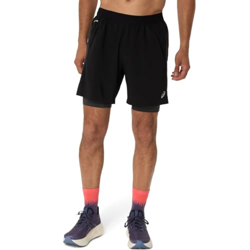 ASICS Men's Road 2-N-1 7IN Short Running Apparel
