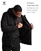 Hurley Mens Winter Jacket - Warm Zip Up Hooded Parka Sherpa Lined Jackets For Men with Multiple Pockets (Sizes S-XL), Size Medium, Black