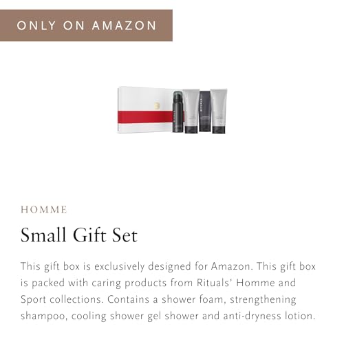 RITUALS Gift Set for Men from The Homme Collection - Shower Foam, Shampoo, Shower Gel, Body Lotion – The perfect Fathersday gift – Small - Image 4