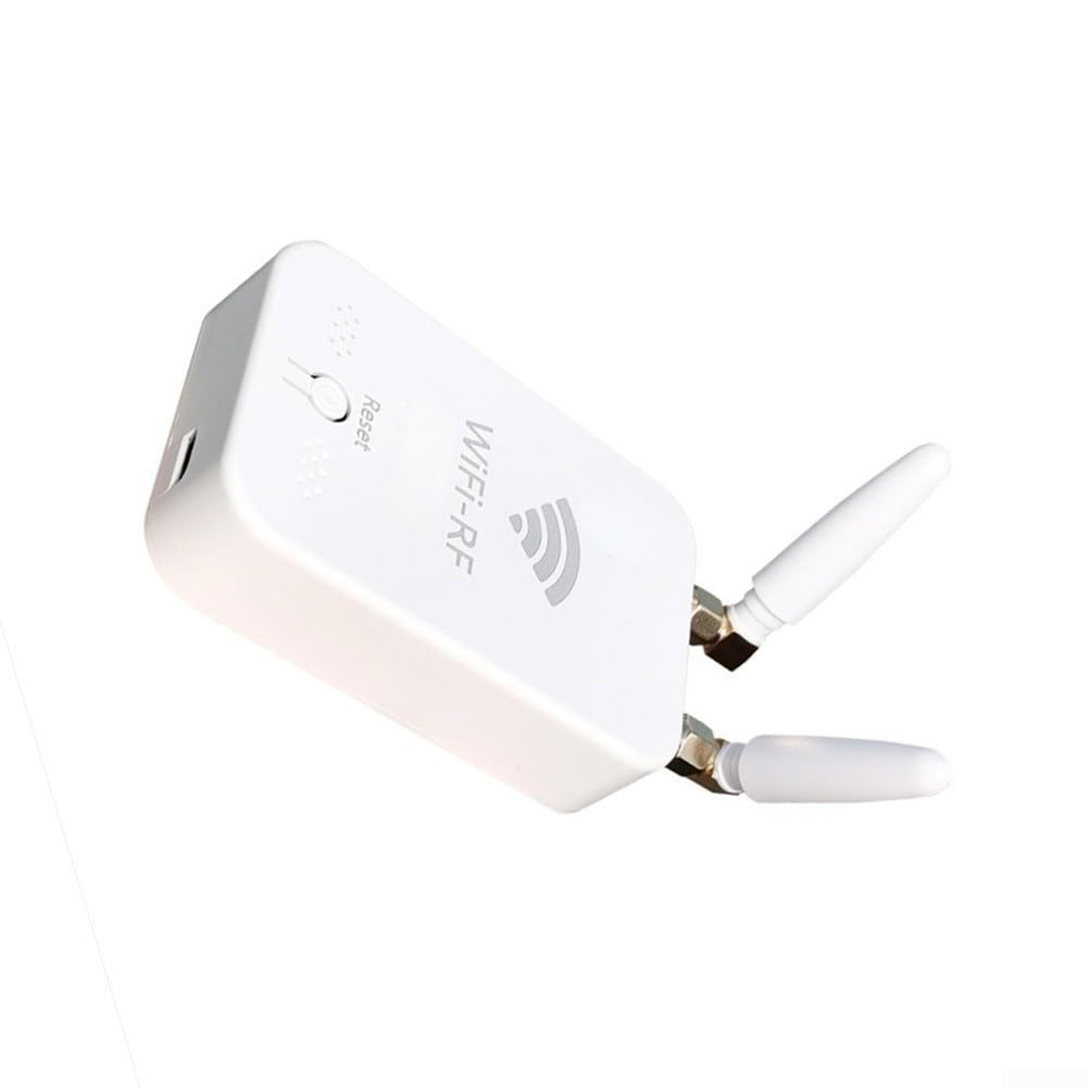 Para Tuya Smart WiFi RF Copiadora de control remoto compatible con puertas eléctricas Persianas enrollables Soporta hasta 10 dispositivos Duplicador de señal inalámbrico de 2.4 GHz para automatización