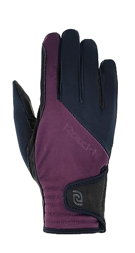 Gants d'équitation d'hiver Roeckl Winya isolants et antidérapants bicolores