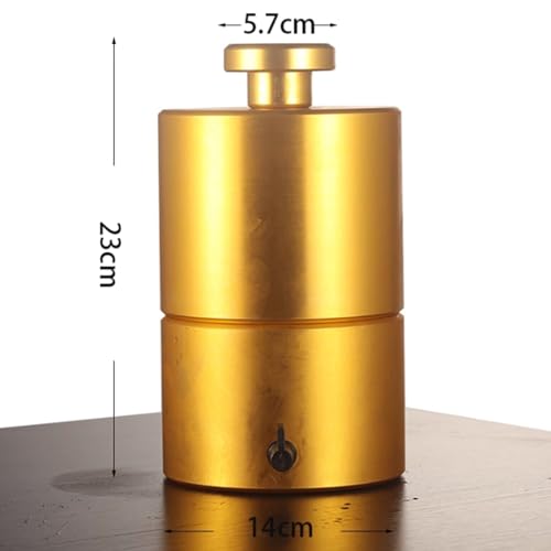 THYXGS Eisballpresse, 2,7-Zoll-Eiswürfelbereiter, Eisballpressen-Set Aus Al-Legierung Für 70-mm-Eiskugeln, Eispresse, Schnelle Kompression, Für Whisky, Cocktail, Bourbon, Scotch Auf Partys 6 THYXGS Eisballpresse, 2,7-Zoll-Eiswürfelbereiter, Eisballpressen-Set Aus Al-Legierung Für 70-mm-Eiskugeln, Eispresse, Schnelle Kompression, Für Whisky, Cocktail, Bourbon, Scotch Auf Partys