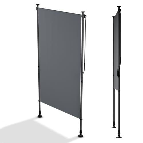 Juskys Store Vertical Barbados 100x310 cm - Store à Pince Extensible, Protection Solaire &...