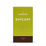 J. Hornig Koffeinfreier Kaffee gemahlen, Entcoff, 500g, entkoffeinierter Kaffee mit sanftem Geschmack, perfekt für Filterkaffee und Espressokocher