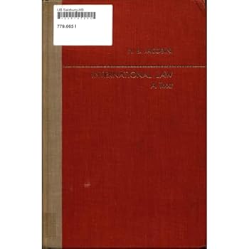 Hardcover International law : a text Book