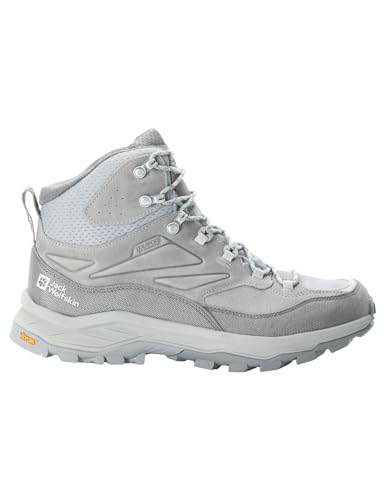 Jack Wolfskin CYROX Texapore Mid M, Zapatillas para Caminar Hombre, Gris, 39.5 EU