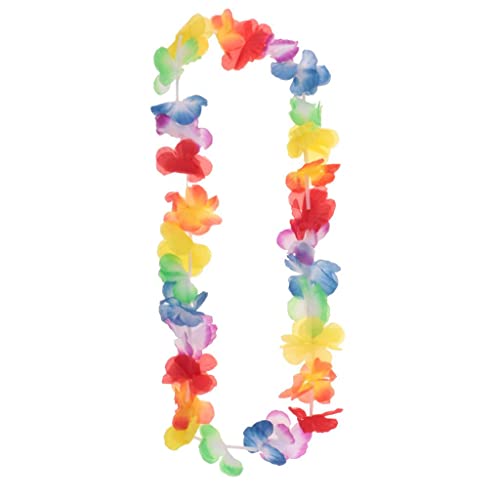 Image of 4xHawaiian Tropical Luau Flower Leis Garland Necklace Beach Party Decor Multi