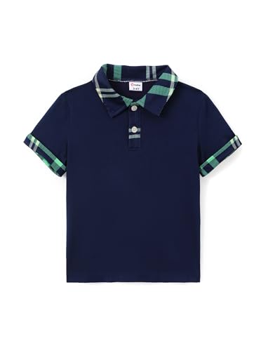 PATPAT Matching Family Outfits Mom and Me Matching Outfits Short Sleeve Round Neck Midi Shirt Dress2