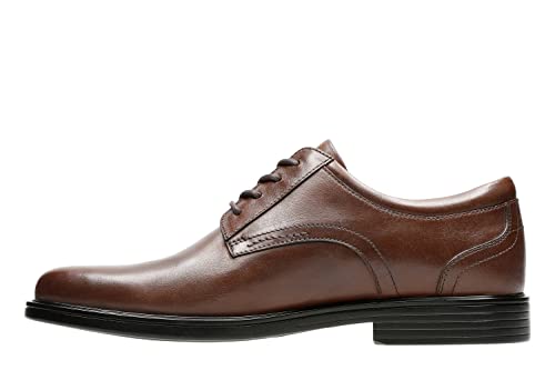 Image of Clarks Men's Un Aldric Park Oxford-Tan Leather