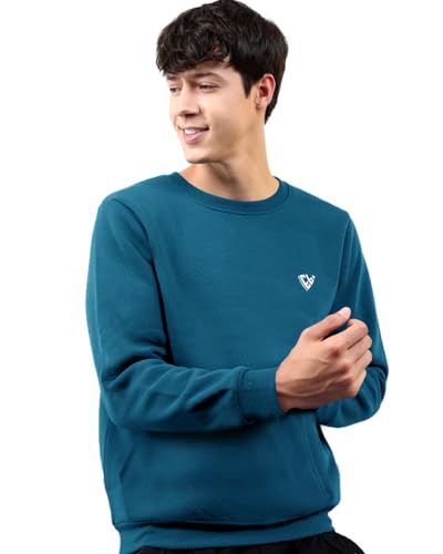 Image of EYEBOGLER Men's Cotton Blend Round Neck Sweatshirt