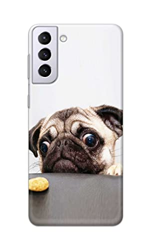 Image of PRINTFIDAA� Printed Hard Back Cover Case for Samsung Galaxy S21 Plus 5G | S21+ 5G Back Cover (Pug Dog) -2808