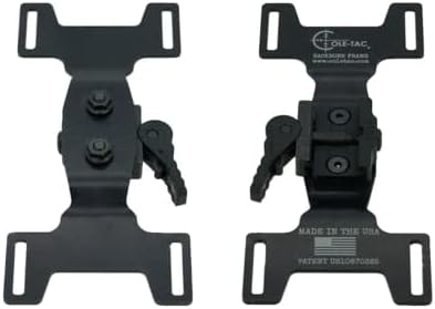 Cole-Tac Backbone Shooting Rest Bag Frame Picatinny Mount Steel Black