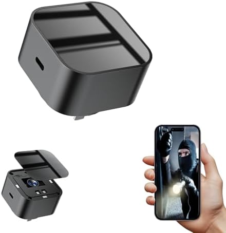 LIZVIE USB Charger Hidden Camera, Phone Charger Camera 1080P HD - Night Vision - 170° Wide Angle - Live View Motion Detection App Remote Control - 24/7 SD Storagefor Nanny Cam Indoor Home Office.