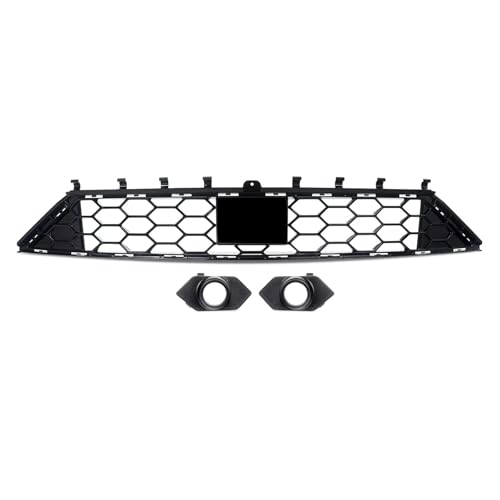 Grille de pare-chocs inférieure centrale en nid d'abeille noire pour Ford Focus Mk4 2018-2022