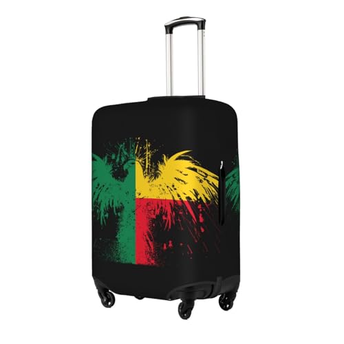 Travel Luggage Cover Benin Beninian Flag Fashion Washable Baggage Suitcase Protector Fit For Luggage X-Large2