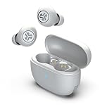JLab Go Air Pop ANC Active Noise Cancelling Earbuds, Bluetooth Earphones, 24+ Hr Playtime Wireless Headphones, IP55 Sweat-Resistant In Ear Buds with Microphone, Clear Calls & Multipoint, Cloud White
