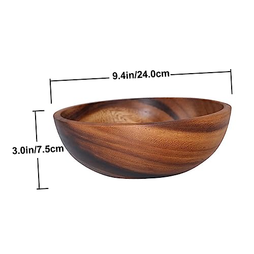 Bol à salade en bois sain et lavable pour simplifier vos repas sains