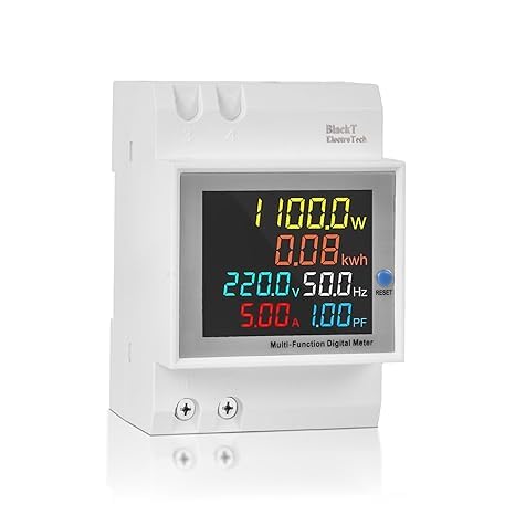 MAXWELL Multifunctional Digital Meter | DIN-Rail Mounted AC Voltage, Current, Power, Frequency & Energy Monitor with LCD Display-picture-23