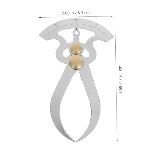 Calibrador medidor de espesores de precisión de acero inoxidable para medición precisa de diámetros exteriores, espesores y espesores de pared, diseño fácil de usar para trabajos en madera y metal miniatura 2