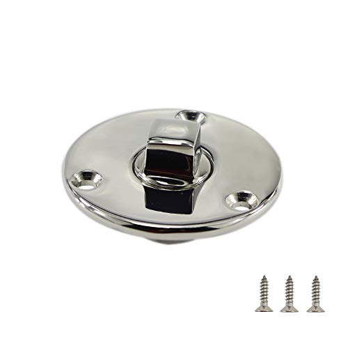keehui Heavy Duty 316 Stainless Steel Boat Marine Garboard Drain Plug Kit with Screws for 1 Inch Hole