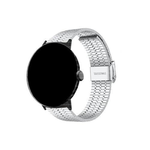 Asteid(�A�X�e�C�h) �X�e�����X�X�`�[���r���v�o���h Google Pixel Watch3 45mm/ 3 2 1 41mm�Ή� �����p���^���E�H�b�`�X�g���b�v (�u���b�N�V���o�[�APixel Watch 3 2 1 41mm)