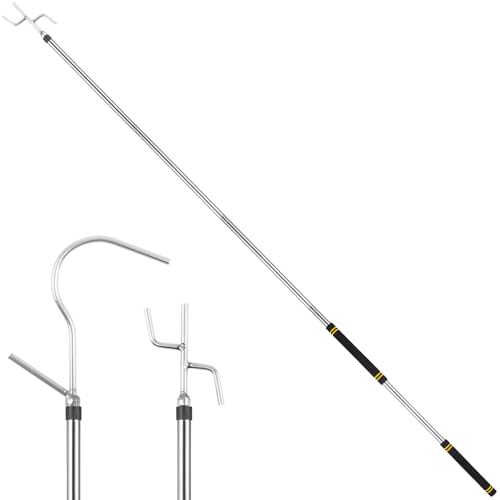 Frebuta Clothes Hook Pole Heavy Duty,32 to 80In Retail Clothing Hook Pole