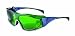 Uvex S3163 Ambient OTG Safety Eyewear, Medium Blue Frame, Shade 3.0 Ultra-Dura Hardcoat Lens
