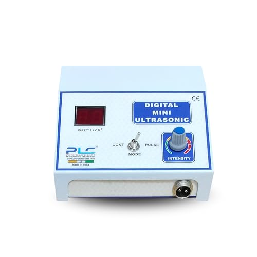 Ultrasonic Physiotherapy Machine 1 Mhz, Portable Mini Ultrasound Machine With Metal Frame, Pain Relief Therapy Device For Home And Clinic Use, 1 Year Warranty