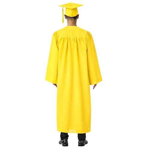 Image of Raj Costume Convocation Dress Graduation Gown and Cap Set for Kids & Adults Convocation Dress Academic Degree Ceremony Robe for School College Graduation Day Matte Polyester Pleated Convocation Gown