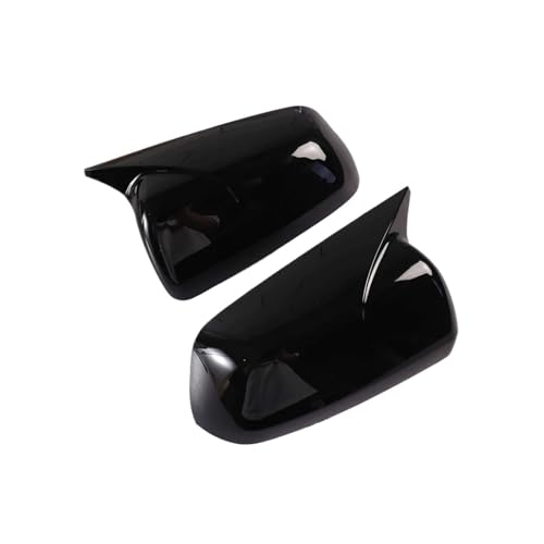 Couvercle rétroviseur Mitsubishi Lancer X effet miroir noir brillant