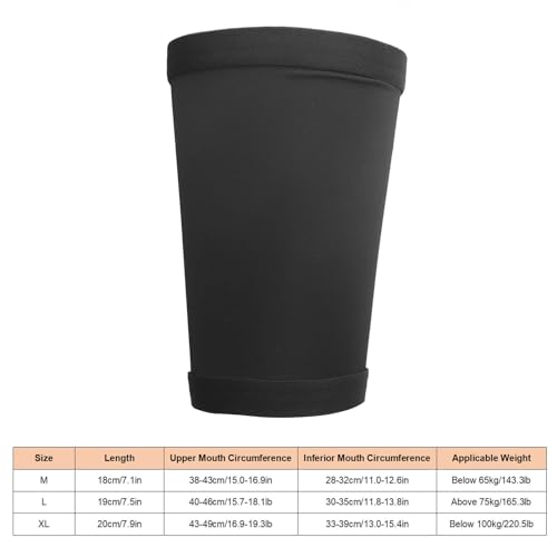 Manga de Compressão da Coxa para Levantamento de Agachamento Profundo de Fitness, Profissional Macio