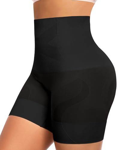 Image of Werena Shapewear for Women Tummy Control Shaping Shorts High Waist Body Shaper Panties Underwear Slip Shorts Under Dresses