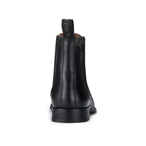 Image of Polar Fox Men's Classic High-Top Chelsea Boot | Stylish Slip-On Ankle Boot for Dress, Casual & Formal Wear