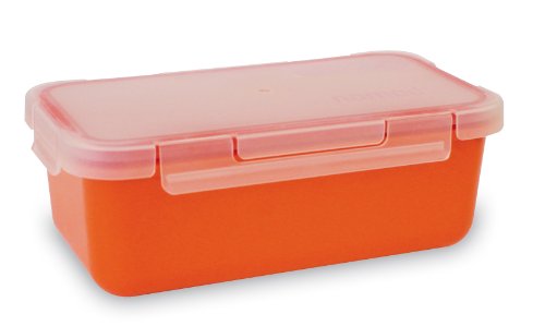 Valira Porta alimentos - Contenedor hermético de 0,75 L hecho en España, color naranja...