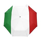 Parapluie portable coupe vent, style drapeau de l'Ukraine, pliable, léger, parapluie de voyage pour homme et femme, Drapeau italien, taille unique