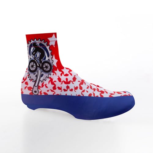 Fundas para zapatillas de ciclismo impermeables al viento, para bicicleta de carretera, verde, talla M miniatura 3