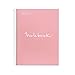 Miquel Rius M Emotions 1 Notizbuch, liniert, 27,9 x 21,6 cm, 80 Blatt schweres weißes Papier, 3-fach gelocht, mikroperforiert, rosa Boardcover