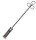 Pilleneingeber aus Edelstahl mit Aluminiumgriff, 46cm lang, Kopf 25mm Durchmesser, 75mm lang