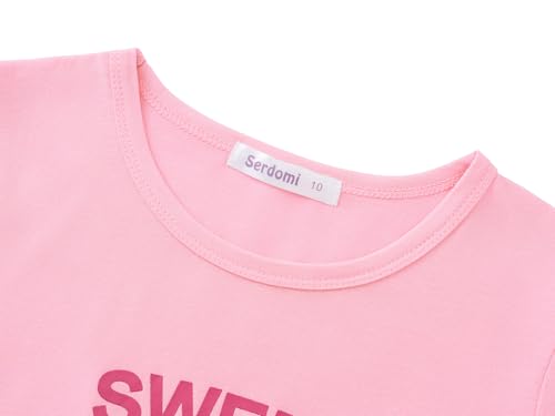 Image of Girls Long Sleeve T-Shirt Cute Versatile Basic Casual Top Size 6-18 | Soft Stretchy Tee for All Day Comfort, Versatile Layering Top for Cold Days, Cute Casual Style for Girls, Durable Easy Care