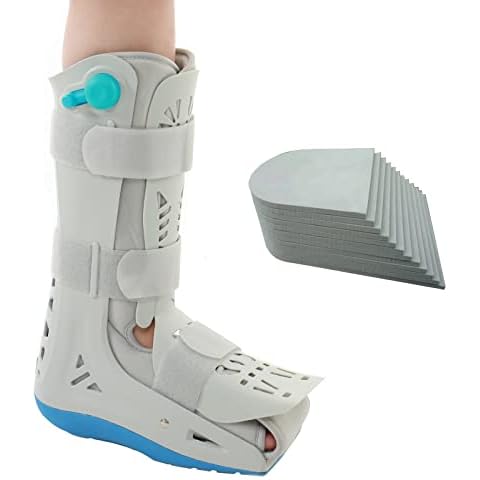 TANDCF Walker Achilles Injury Fracture Orthosis Boot,Air Pump CAM Medical Orthopedic Walker Boot for Ankle & Foot Injuries(S) Cover