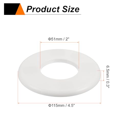 Cache-pipe autocollant en plastique pour masquer les trous de plomberie - 3