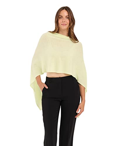 Image of CLAUDIA NICHOLE Womens 100% Cashmere Dress Topper - Cashmere Poncho Wrap
